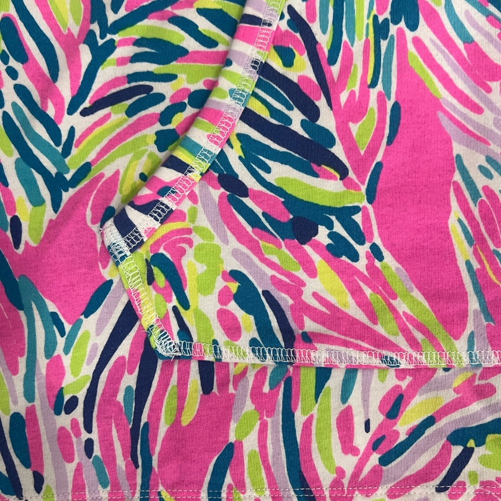 Lilly Pulitzer Pink and Blue Patterned Top